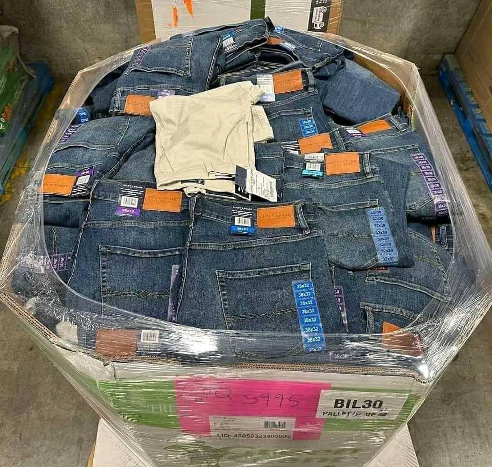 Mixed Jeans 300 Pieces Per Pallet